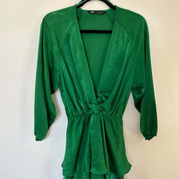 Zara Green Dress - Picture 2 of 3